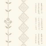 Neutral Farmhouse Curtains for Living Room 84 Inches Long,Taupe Cream Boho Light Filtering Sheer Patterned Modern Beautiful Linen Curtains with Floral Pattern Design Dining Room 84 Length 2 Panels Set Lino Rosa