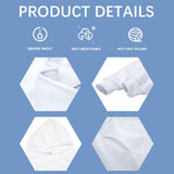 LaiHiulaan Womens Oversized Sublimation Hoodie 100 Polyester White Hoodie for Sublimation Fall Long Sleeve Sweatshirts Women LaiHiulaan