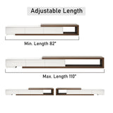 Hlivelood Extendable TV Stand, Modern Entertainment Center for Up to 120 Inch TV, Wood Reversible TV Media Console with 3 Drawers for Living Room Bedroom, 82-110" Hlivelood