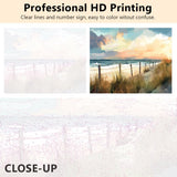 TUMOVO Paint by Numbers for Adults and Kids Summer Landscape with Sea DIY Paint by Number Oil Paintings Arts and Crafts Paint by Numbers Kits Acrylic Painting Home Decoration 16 x 20 Inch TUMOVO