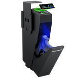 Gun Safe Biometric Pistol Safe Fingerprint Drop Down Mount Handgun Safe Under Table for Desk Bedside Nightstand HOLEWOR