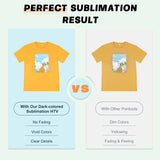 HTVRONT Sublimation HTV for Dark Fabric/Light Fabric - 5 Pack Matte Sublimation Vinyl - Sublimation Blanks for Sublimation Shirts/Pillow/Bag/Hat HTVRONT