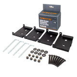 POWERTEC 71132 Quick-Release Workbench Caster Plates, 4-Pack POWERTEC