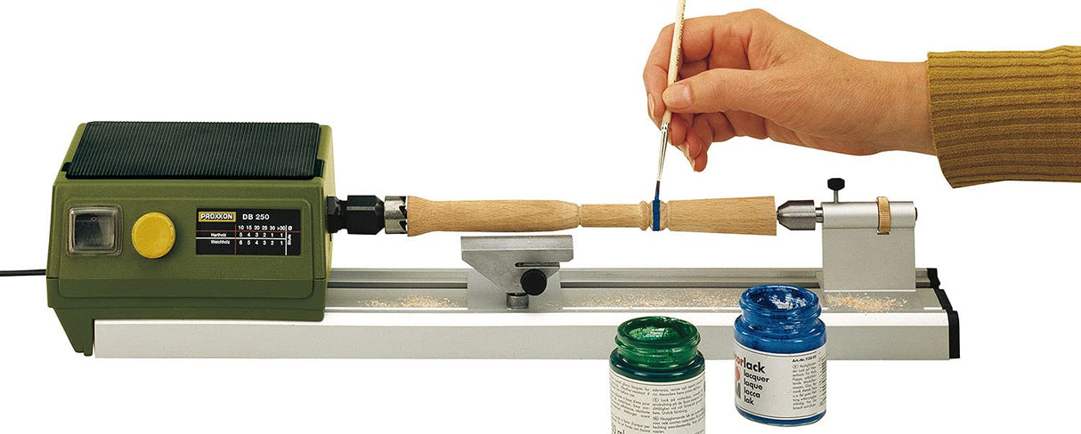 PROXXON MICRO Woodturning Lathe DB 250, 37020 , Green Proxxon