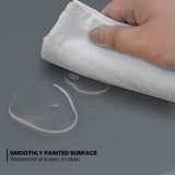 MoNiBloom 4-Tier Display Cabinet with Acrylic Doors - 55” Transparent Bamboo Display Case for Figures and Curio Collection, Floor Standing - Grey MoNiBloom