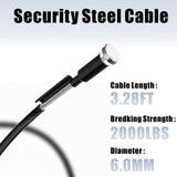 Z ZLJUAN Gun Safe for Pistols Small Handgun Lock Box with Security Cable Portable Travel Pistol Safe for Car, Home, Travel Z ZLJUAN