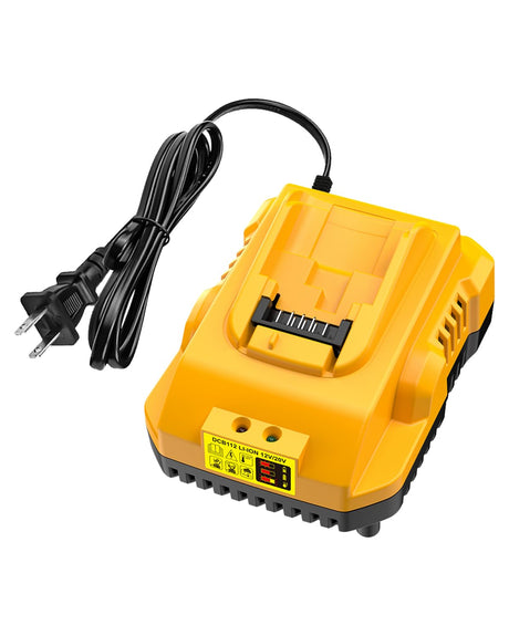 DCB112 Charger Replacement for Dewalt Battery Charger Compatible with Dewalt 12V 20V Max Lithium Battery DCB201 DCB204 DCB205 DCB206 DCB120 DCB127 DCB112 DCB115 DCB118 DCB107 DCB105 DCB102(Yellow) Aoasur