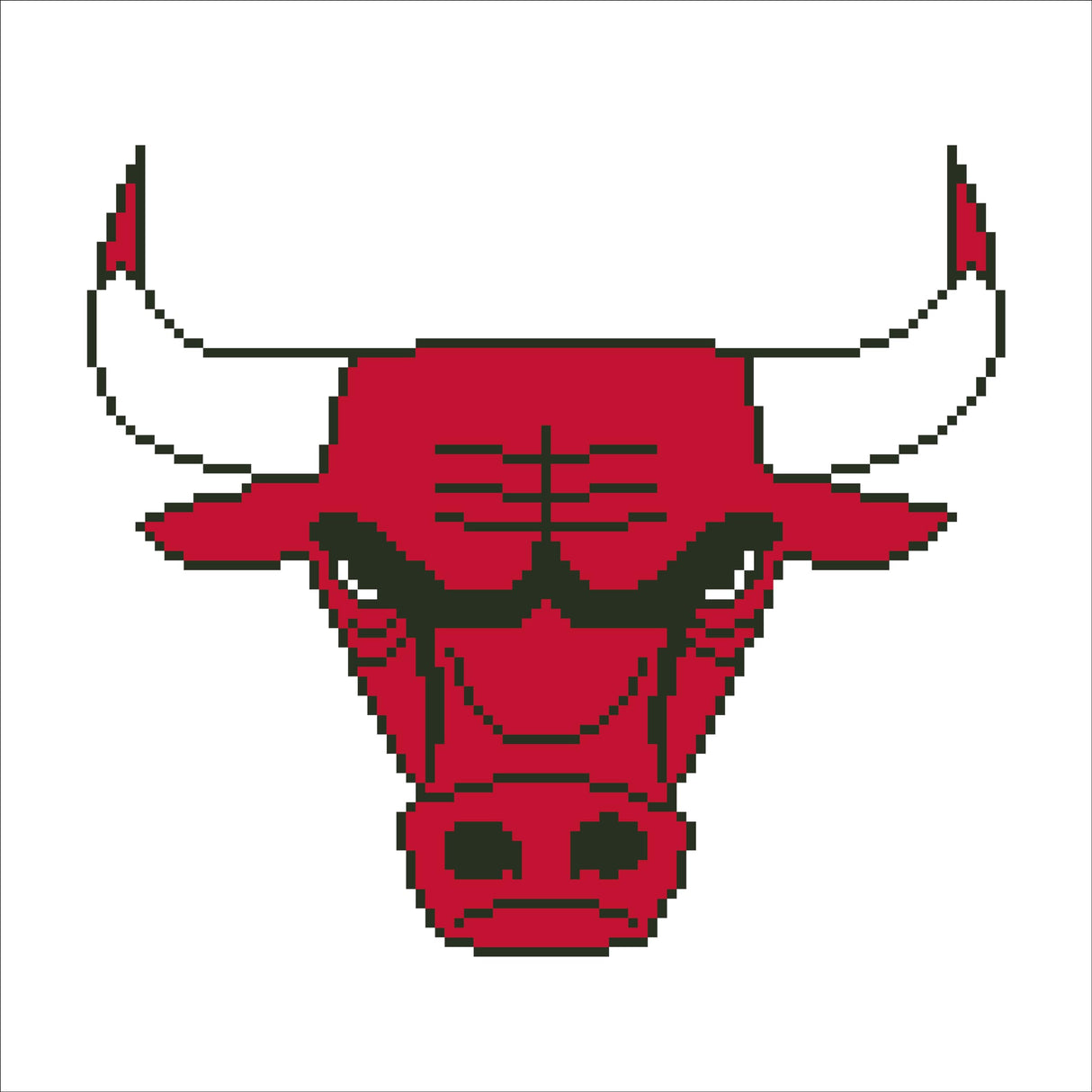 DIAMOND DOTZ NBA Chicago Bulls Basketball Diamond Painting Kits for Adults - Diamond Art Kits a Relaxing Creative Craft Kit with Dotz Gems 12.6"x12.6" DIAMOND DOTZ
