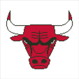 DIAMOND DOTZ NBA Chicago Bulls Basketball Diamond Painting Kits for Adults - Diamond Art Kits a Relaxing Creative Craft Kit with Dotz Gems 12.6"x12.6" DIAMOND DOTZ