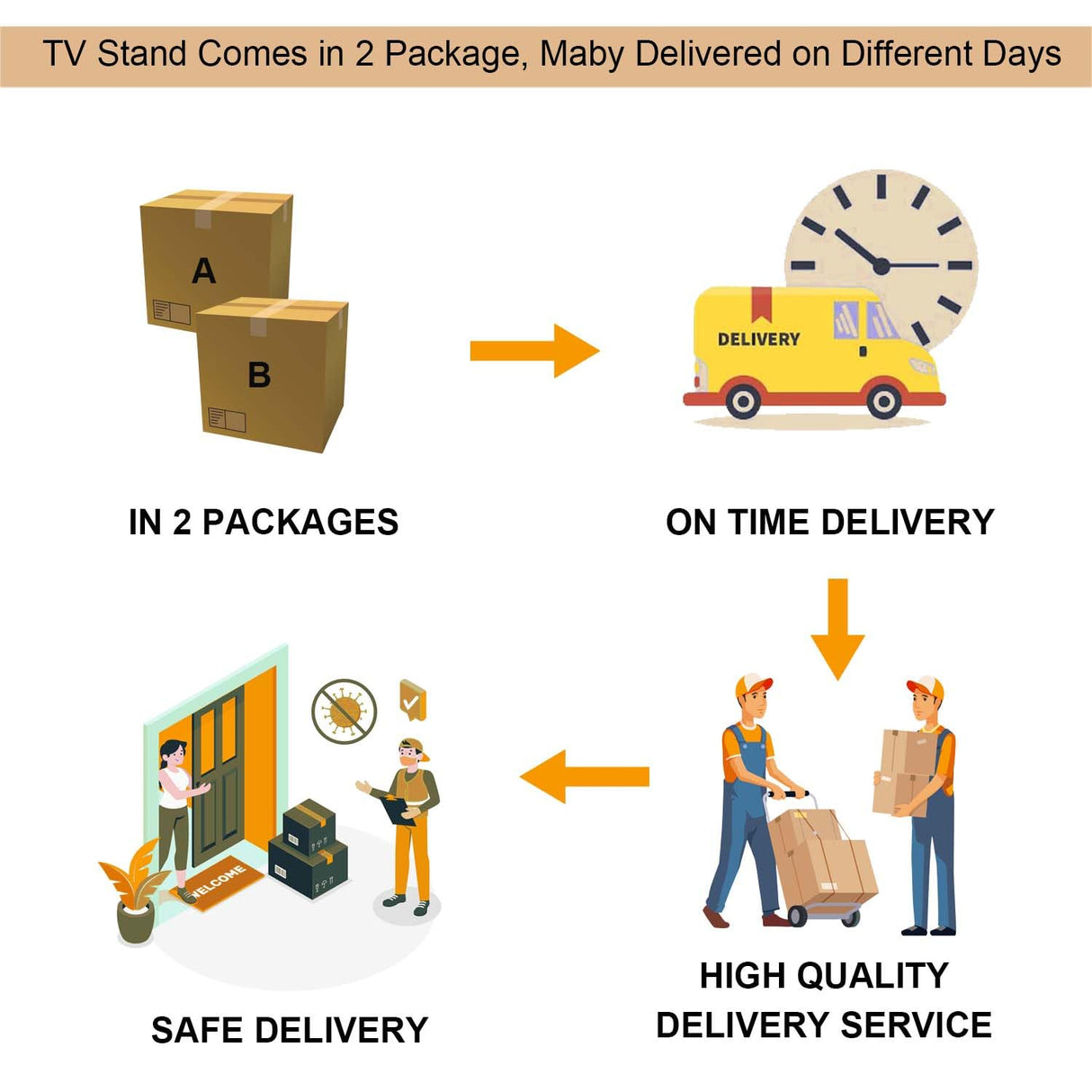 IFGET Farmhouse TV Stand for TVs Up to 80 inches, 39" Tall Highboy Entertainment Center w/Barn Door, Large Wood Rustic TV Console Cabinet w/Adjustable Shelves for Living Room, 70inch, Dark Grey IFGET