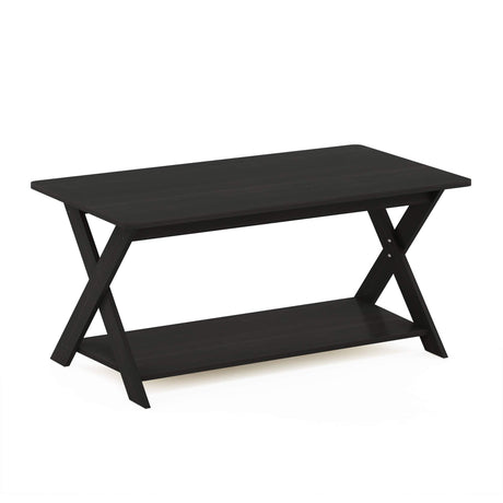 FURINNO Modern Simplistic Coffee Table, Espresso Furinno