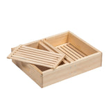 Lehman's Stoney Acres Beekeeping Top Feeder, with Floats, for 10 Frame Beehive, Assembled Pine Wood, Amish Made Lehman's