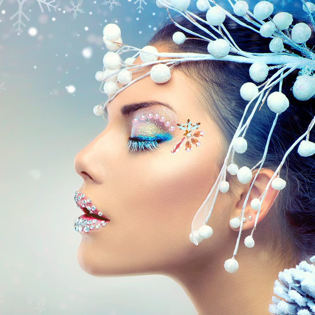 1788 Pcs Aurora Flatback Rhinestones Set for Nail, Art, Crafts, Makeup, Tumblers Glitter Round with Tweezers and Picking Pen GAVIYE