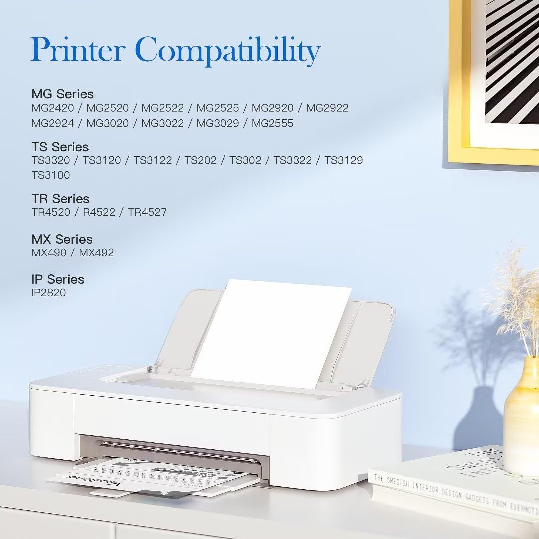 Valuetoner 245XL Ink Cartridge Replacement for Canon 245XL246XL Combo Pack PG-245XL CL-246XL for Pixma TR4520 TR4527 MG2522 MG2520 MX490 MX492 TS202 TS302 TS3320 MG2920 Printer (Black, Color) Valuetoner