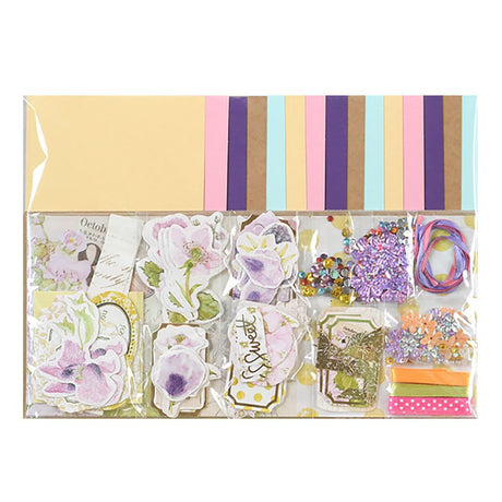 Huralona Handmade DIY Greeting Card Kits Includes 15 Blank Cards 15 Colorful Envelopes with Decoration Accessories for Craft Birthday Thanksgiving Christmas Wedding Invitation Card (Beige) Huralona