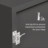 Cozy Castle 75" Tall Book Shelf and Bookcase with 2 Doors, Large 5-Tier Freestanding Bookshelf with 15.7" Depth Storage Cabinet and Adjustable Shelf for Living Room, Office, Bedroom, Black Cozy Castle