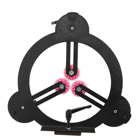 Woodturning Steady Rest Adjustable Wheel Position Round Steel Turning Tools for Wood Lathe Parts Accessories Walfront