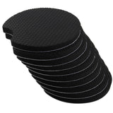 HEIHAK 100 PCS 2.75 Inch Sublimation Blank Car Coasters, Round Circular Opening Blank Sublimation Coasters, Heat Transfer Blank Sublimation Cup Coasters for DIY Craft Printing Thermal Sublimation HEIHAK