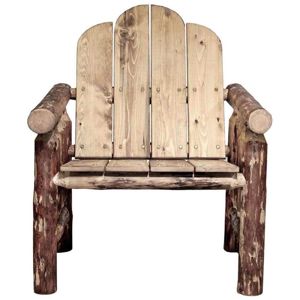Log Furniture - Deck Chair Montana Woodworks