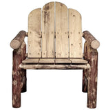Log Furniture - Deck Chair Montana Woodworks