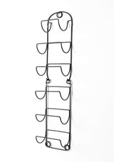 SODUKU Towel Racks for Bathroom Wall Mounted Metal Wine Rack Towel Shelf Towel Holder for Bath Black SODUKU