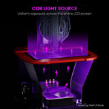 ELEGOO Mars 4 MSLA 3D Printer with 7" 9K Monochrome LCD, UV Resin Photocuring Printer, Multiple Print Modes, Printing Size of 6.04 x 3.06 x 6.89 inches ELEGOO