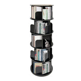 Lemoeyes 360° Rotating Corner Bookshelf - 5-Tier Spinning Bookcase for Home and Office Lemoeyes