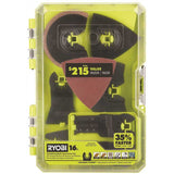 RYOBI 16 PC. OSCILLATING MULTI-TOOL BLADE ACCESSORY SET, #A241601 RYOBI
