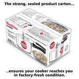 Hawkins Classic 3Liters(Wide) Aluminium Inner Lid Pressure Cooker(Silver) HAWKINS