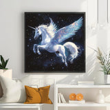 Milila Diamond Painting Kits for Adults Full Drill Round Diamond Art Kits for Beginners for Home Wall Decor 11.8x11.8inch(Unicorn) Milila