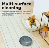 Shark RV2300 Matrix Robot Vacuum with No Spots Missed on Carpets & Hard Floors, Precision Home Mapping, Perfect for Pet Hair, Wi-Fi, Gray (Renewed) Shark