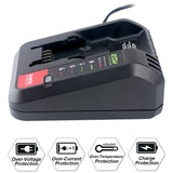 Elefly 20V Battery Charger PCC692L Compatible with Porter Cable 20V Lithium Battery PCC680L PCC685LP and Compatible with Black Decker 20V Battery LBXR20 LB2X4020 ELEFLY