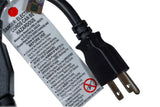 Cablelera Power Cord Extension and Splitter, NEMA 5-15P to NEMA 5-15R x 2, 16 AWG, 13A, 125V (ZWACPQAG-14) Black Cablelera