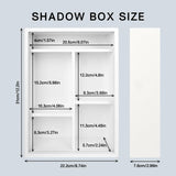 Pet Memorial Shadow Box with Shelves for Loss of Dog Cat Memorial Gifts 4X6 Picture Frame Paw Print Kit Fur Keepsake Heart Plaque Collar Holder and Personalized Blocks Pet Remembrance Sympathy Gift Yongvelin