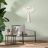 ACRNIGHEET DIY Owl Macrame Kit with Instruction - Handmade White Owl Hanging Ornament Boho Hand Woven Macrame Making Kit for Home Decor ACRNIGHEET