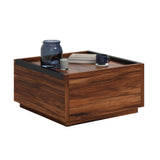 Sauder Manhattan Gate Modern Square Coffee Table, Blaze Acacia Finish Sauder