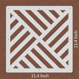 BMIDRUT White Hanging Room Divider,12 Pieces Wood-Plastic DIY Panel Screens Partition Wall Dividers Room Decoration with All Accessories 11.4x11.4 Inch BMIDRUT