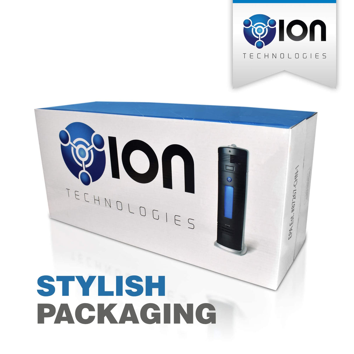 OION Technologies B-1000 Permanent Filter Ionic Air Purifier Pro Ionizer with UV-C, New (Black) OION Technologies