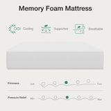 Novilla Full Mattress, 10 Inch Full Size Mattress with Gel Memory Foam for Cool Night Sleep & Pressure Relief, Motion Isolation, CertiPUR-US Certified Novilla