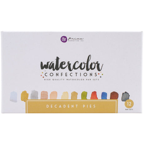 Prima Marketing 584276 Watercolor Confections: Decadent Pies PRIMA MARKETING INC