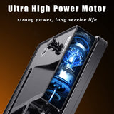 Electric Cigarette Rolling Machine Portable Automatic Infrared Sensing Maker Cigarette Tobacco Injector Roller with Automatic Counter Fits Tube of Diameter 0.26"/6.5mm (Count, Silvery) Malisseladi