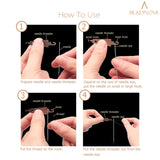 BEADNOVA Needle Threaders 20pcs Stainless Steel Sewing Needle Threader for Hand Sewing Large Eye Cross Stitch Embroidery Craft Knitting Quilting BEADNOVA