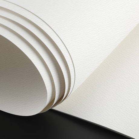 Kisston 10 Sheets Large Watercolor Paper 22 x 30 Inches, 140 lb/300 GSM Cotton Drawing Paper Texture White Blank Painting Paper for DIY Craft Activities Student Artists Drawing Supplies Kisston