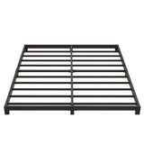 Nailsong 3 Inch Bed Frame Full Low Profile, Full Size Metal Bed Frame No Box Spring Needed, Heavy Duty Metal, Easy Assembly, Black Nailsong