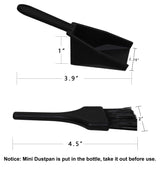 Shuffleboard Pucks w/Shuffleboard Wax High Speed (2 Cans), Mini Dustpan and Brush for Shuffleboard Table, Complete Shuffleboard Accessories Bundle (2 5/16" (58mm)) YDDS