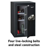 SentrySafe XX-Large Black Floor Safe with Digital Coded Keypad, Gun Safe for Handgun or Other Valuables, 2.2 Cubic Feet, T6-331 SentrySafe