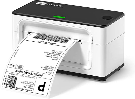 MUNBYN Shipping Label Printer RealWriter 941, 4x6 Label Printer for Shipping Packages, USB Thermal Printer for Home Shipping Small Business, Compatible with macOS, Windows (USB Only)