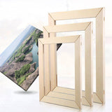 ECYC 20x30cm Wood Canvas Frames Kit, Removable Wooden Canvas Frames DIY Wood Canvas Stretcher Bars Kits for Prints, Oil Paintings, Digital Paintings and Posters ECYC