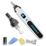 Subbuteo 4V 2000mAh Portable Cordless Soldering Iron, Rechargeable Lithium ion Battery, Electronic Soldering Kit, Electrical Soldering Tool, 3 Seconds Superfast Heat Up, LED Spotlight Subbuteo