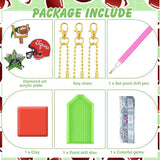 12 Pcs Sport 5D DIY Diamond Art Painting Keychains Kits for Adult Beginners. Double Sided Hanging Football Keychains and Ornaments for Decoration Gifts (key07) Generic